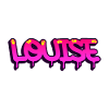 Graffiti First Name Louise