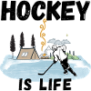 Ice Hockey Camping