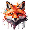 Aquarelle Fox