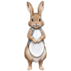 Cute bunny brown 19