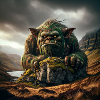 Troll in the mountains
