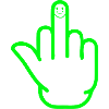 Happy Middle Finger