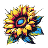 Sunflower Art