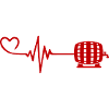 Beer keg pulse heartbeat love
