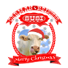 Merry Christmas a German Reindeer