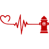 Hydrant Pulse Heart Love