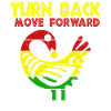 Symbole Sankofa Adinkra Ghana Noir