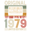 Millésime 1979 Anniversaire