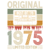 Millésime 1975 anniversaire joie