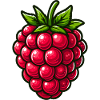 Raspberry, fruit