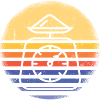 Baker Retro Sunset Baking