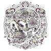 Mystic Mandala Skull