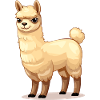 Alpaca and llama motif
