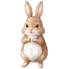 Cute Bunny Brown 4