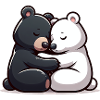Two Bears In Love