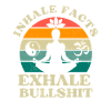 Indånd fakta Udånd Bullshit Sjov Zen buddhist