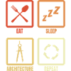 Architect's daily routine