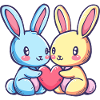 Bunny Comic Couple Love