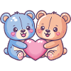 Bear Comic Couple Love