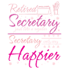 Retired happy School secretary