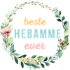 Beste Hebamme ever- personalisierbares Design