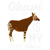 Drôle d’amant d’okapi gardien de zoo