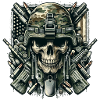 Ultimate Warrior: Military Skull