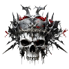 skull with crown