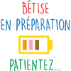 Bêtise en préparation, patientez...