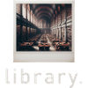 Library Vibe Retro Photo