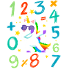 Number day Kids Maths Day Costume Unicorn