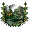 foresta, cabina, natura, abitante della foresta, amante della natura