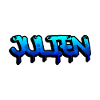 Graffiti first name Julien