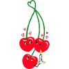 Trois cerises