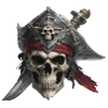 pirate skull evil