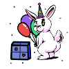 Bunny Birthday Congratulations Celebrations