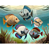 Fünf kleine Fische