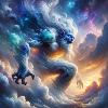 Troll in the clouds