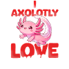 Coeur d’axolotl sucré Saint-Valentin
