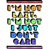 Relax statement funny I don't care
