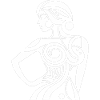 Abstract line heroine