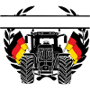 Tractor flag Germany