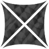 Abstract Polygon Design Gray