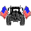 Tracteur Two Flags États-Unis