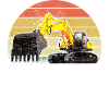 Baggerfahrer Bauarbeiter Bagger
