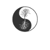 Tree Yin and Yang Sign