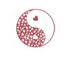 Hearts Yin and Yang Harmony