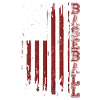 BASEBALL America USA Flag