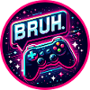 Bruh - Gamer logo