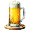 Chope de bière Polygon